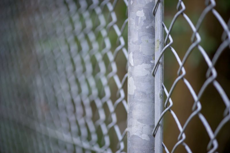 Brown Chain Link Fence Repair
