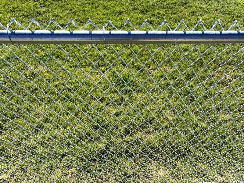 Brown Chain Link Fence Repair