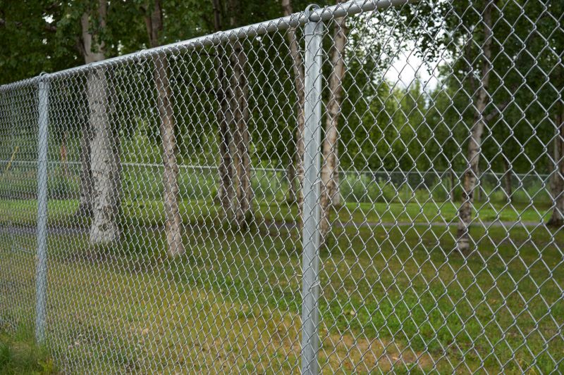 Brown Chain Link Fence Repair