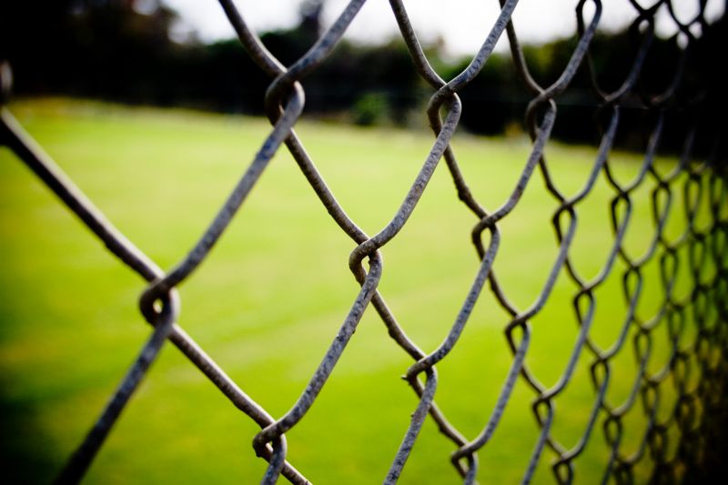 Brown Chain Link Fence Repair