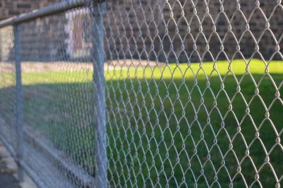 Brown Chain Link Fence Repair