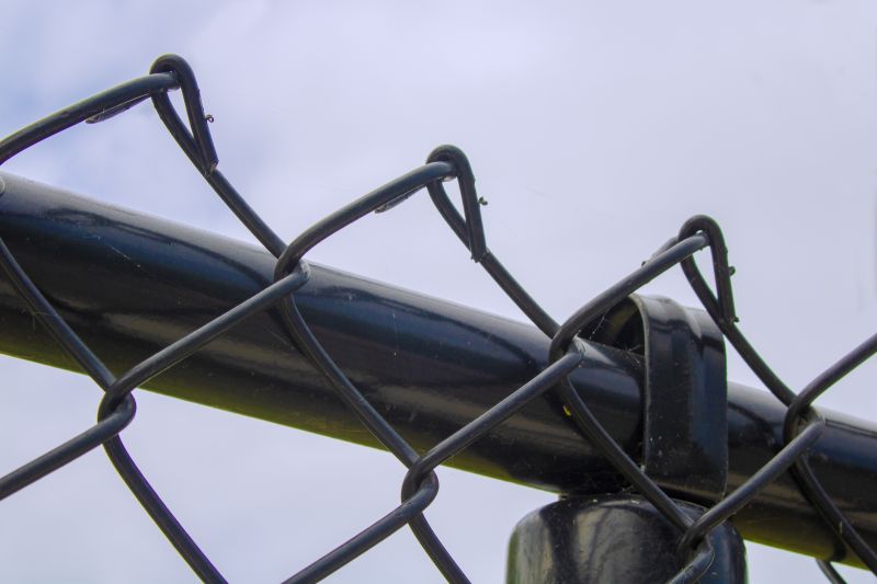 Brown Chain Link Fence Repair