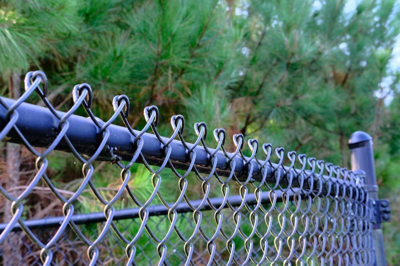 Brown Chain Link Fence Repair
